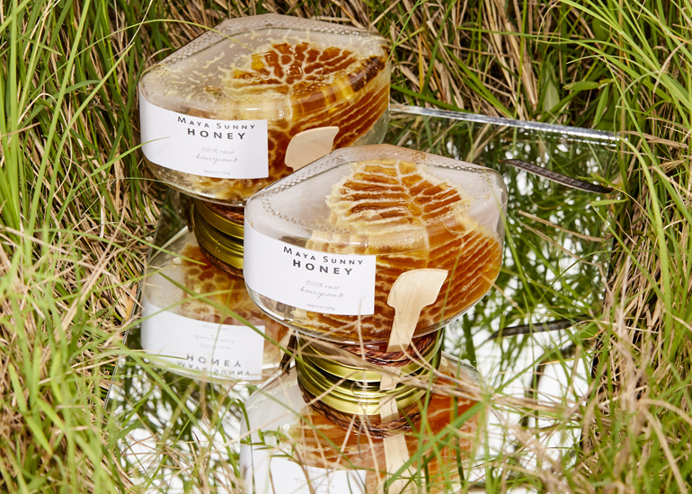 The delicate nature of Maya Sunny Honey's 100% raw honeycomb product makes distribution tricky