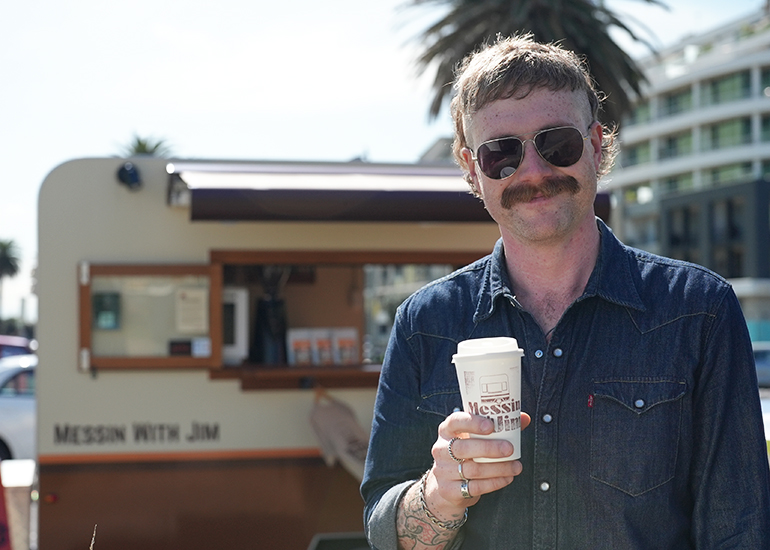 Melbourne coffee caravan’s rebrand is winning local fans