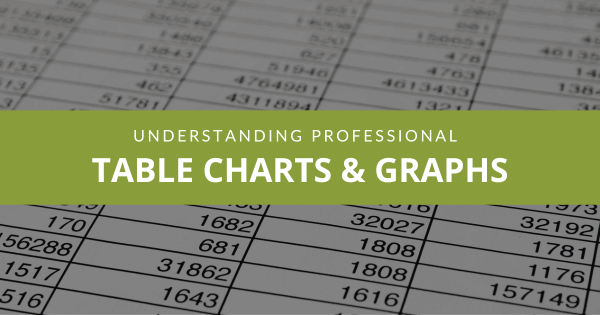 Professional Table Chart & Graph Guide With Examples